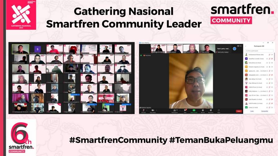 Gathering Nasional Smartfren Community Leader 2021