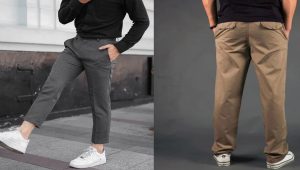 Perbandingan Celana Chino Slim Fit dan Straight Fit