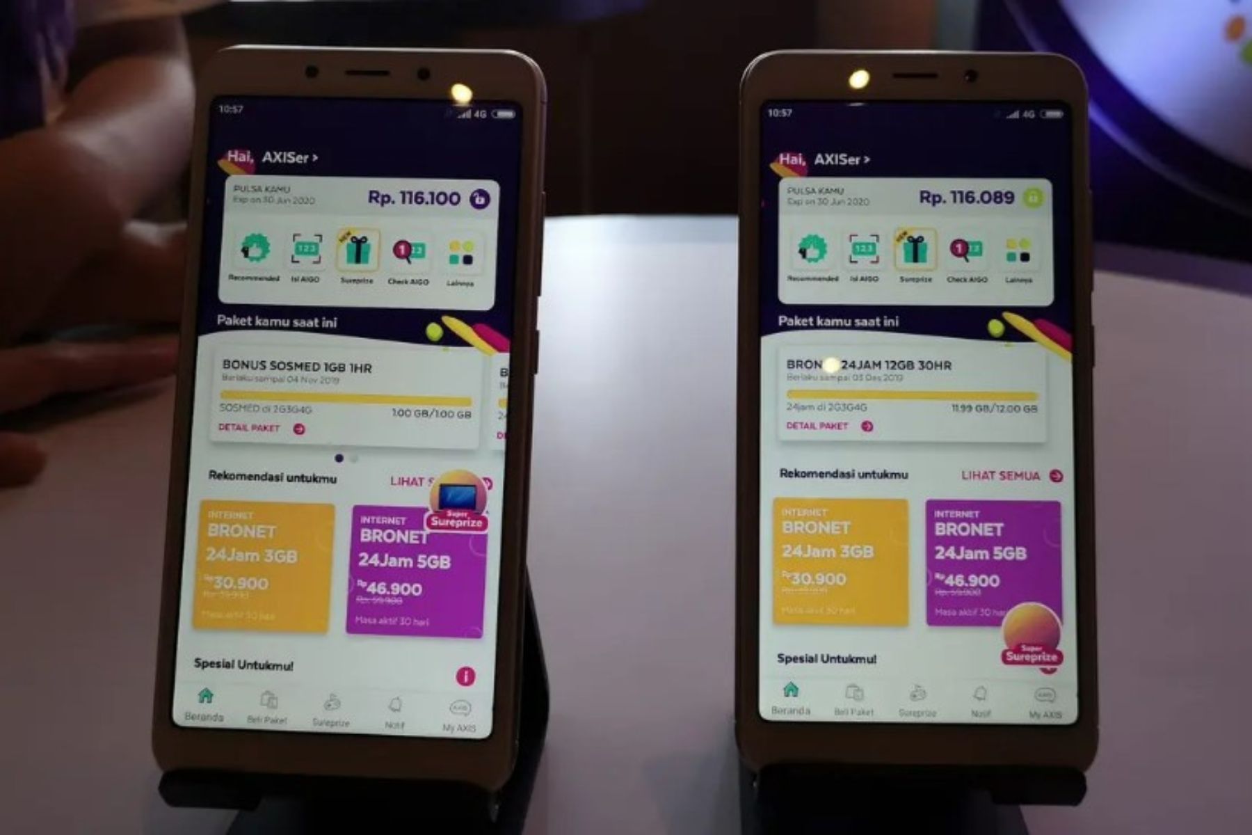 Fitur Convert Pulsa AXIS